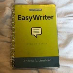 sixth edition easy writer with 2016 MLA